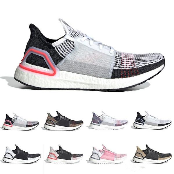 

Дешевые Облако Белый Черный 2019 Ultraboost мужская обувь Dark Pixel Refract Clear Коричневый Primeknit