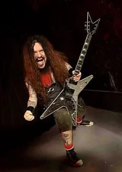 

rare shaped guitar wash dime dimebag darrell signature funky munky cracked mirror electric guitar floyd rose tremolo, mop block inlay