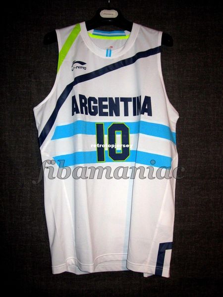 

fiba carlos # 10 delfino argentina london 2012 джерси олимпийская высококачественная сшитая мужская безрукавка верхний размер xs-6xl сшитые, Black;blue