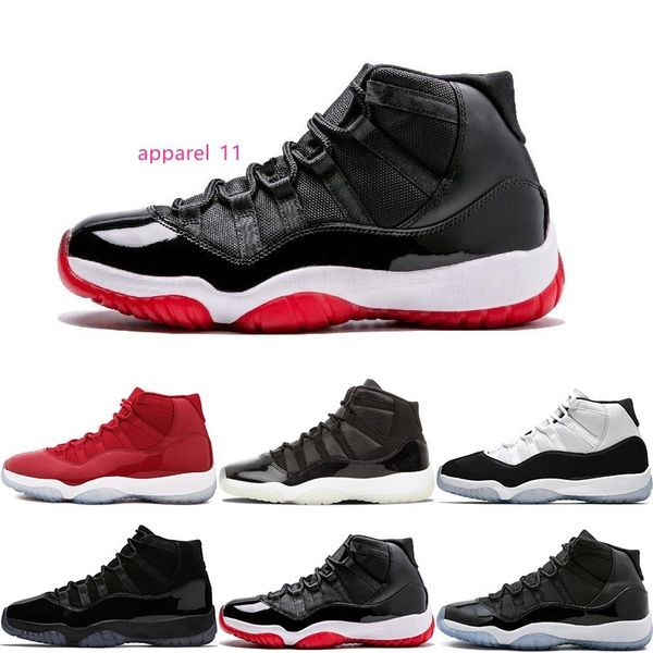 

11 prom night cap gown blackout win like 82 96 gym red chicago midnight navy basketball shoes 11s bred space jam concords sport sneakers