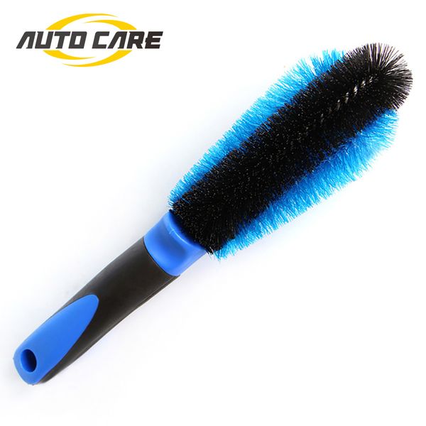 

car wash brush heavy duty handle double loops cleaning wheel hard reach area