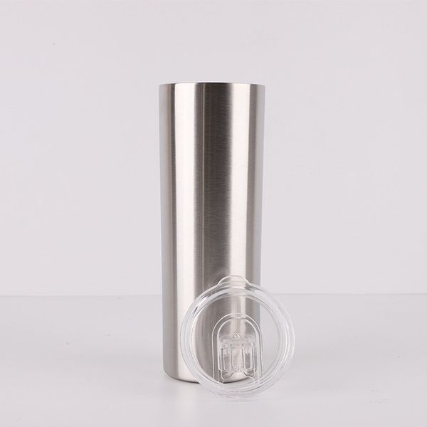 

30oz kinny tumbler tainle teel olid ilver double walled ippy cup vacuum in ulated traight tumbler water bottle with lid ffa1989