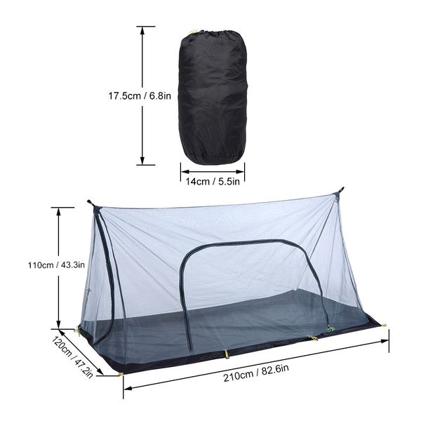 

1-2 person ultralight summer anti mosquito mesh tent outdoor camping tent mosquito insect repellent net tent beach mesh tents