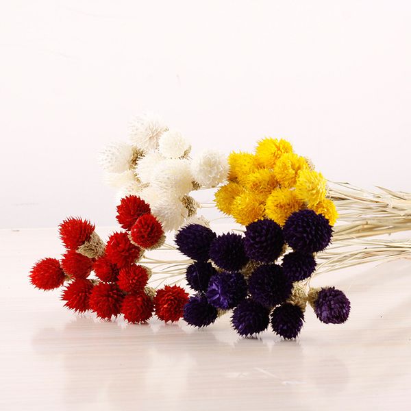 

12 pcs 45-65cm straw berry handmade bouquet home garden wedding decoration flower arrangement dried flower shooting props