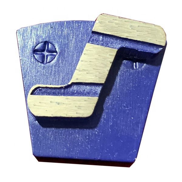 

two pins quick lock grinding disc metal bond diamond concrete grinding pad single z shape segment floor polishing 12pcs