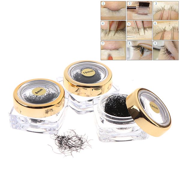 

1box 8/10/12mm false eyelashes c curl j curl selection individual false fake eyelashes extensions