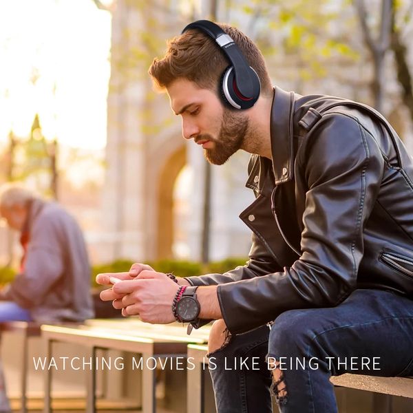 

wireless headphones bluetooth headset foldable stereo gaming earphones with microphone support tf card for ipad mobile phone fashion