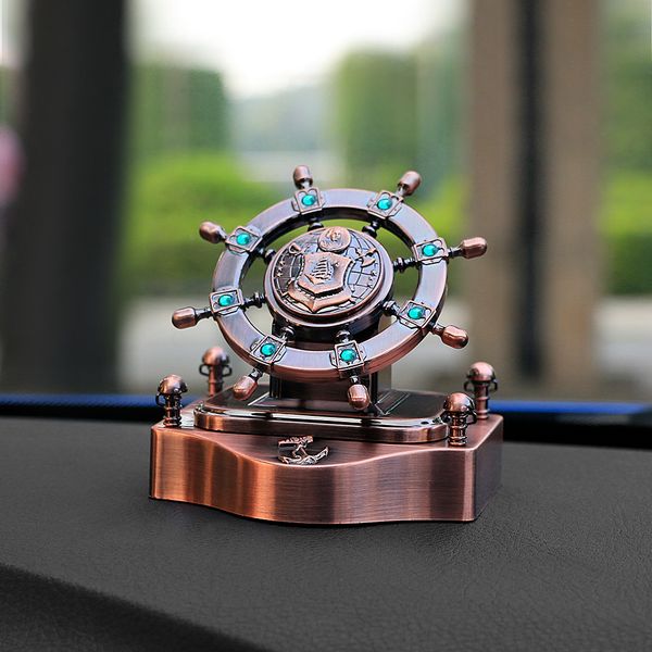 

car ornaments retro rudder air freshener perfume fragrance container seat holder auto pendant accessories furnishing articles
