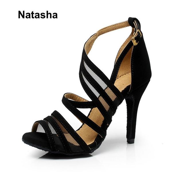 

natasha national standard latin dance shoes ladies high heels suede