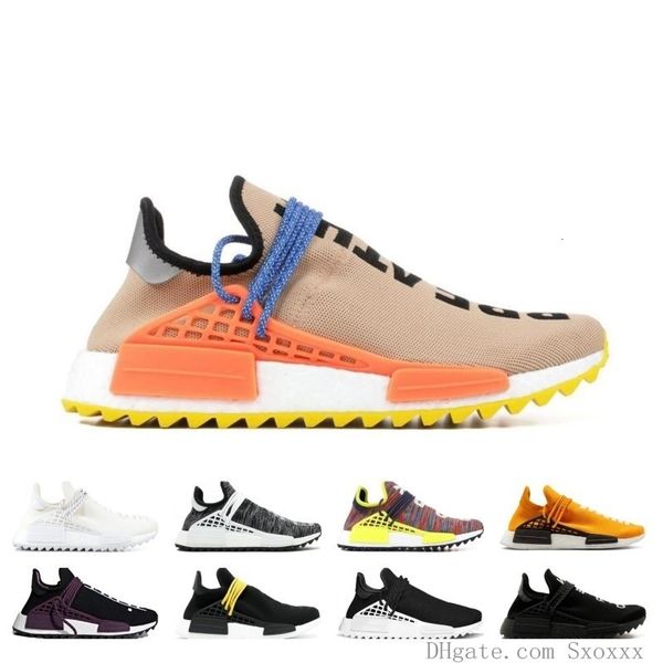 

new sale nmd human race hu trail pw running shoes pharrell williams digijack pack bbc cream nerd know soul mens trainers sports sneakers