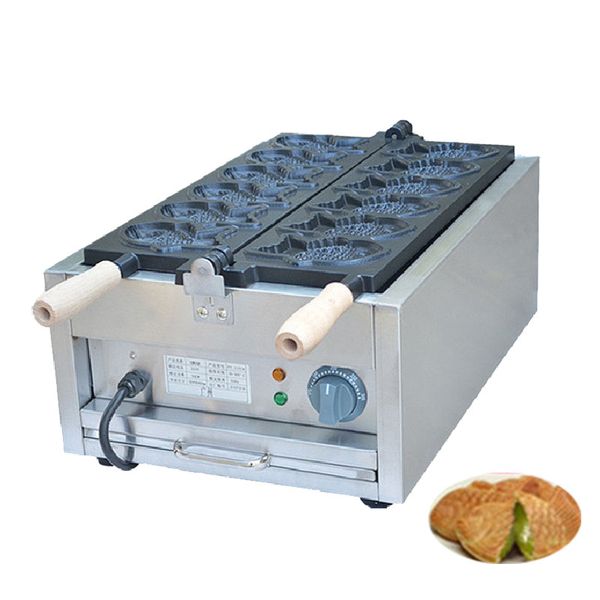 

коммерческое антипригарное мороженое taiyaki machine вафельный конус чайник корея формы рыбы вафельный конус машина