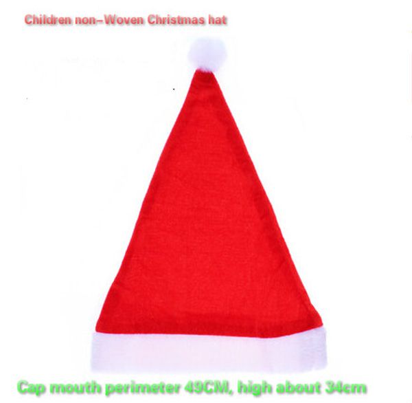 

10pcs/lot christmas christmas hats and children cap for party props ing