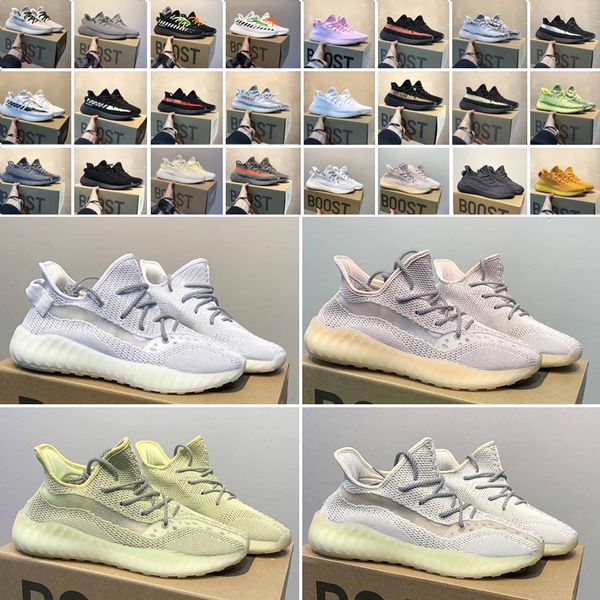 

[ with box ] kanye west 2020 yeezy yeezys 350 boost v2 zebra white yecheil earth men yezzy shoes mens women stock x sneakers