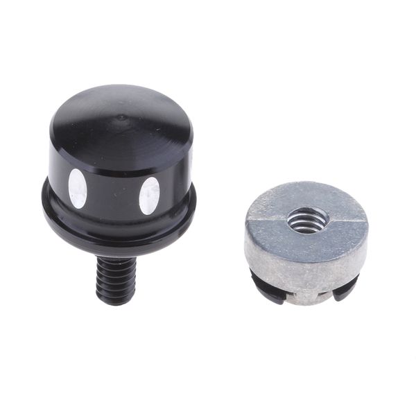 

motorcycle black aluminum solo seat nut bolt mount kit for harley