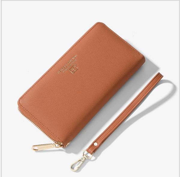 

women's wallet korean fashion large capacity long clutch bag ladies wallet phone pocket card bag handbag, Red;black