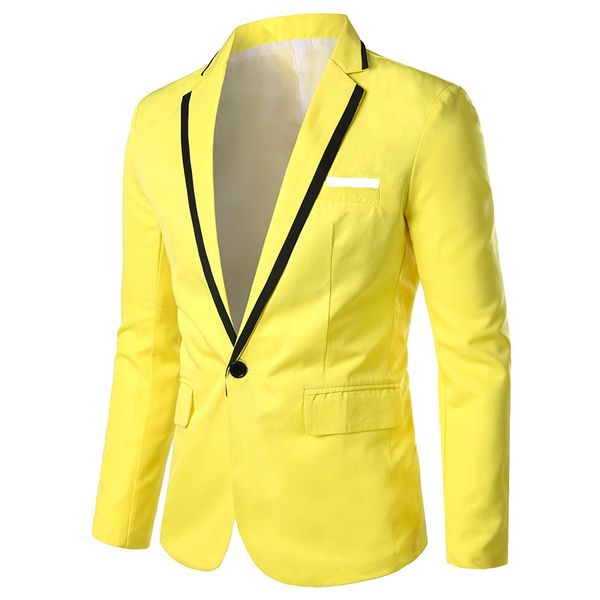 

new arrival luxury men blazer new spring fashion brand cotton slim fit men suit masculino blazers, White;black