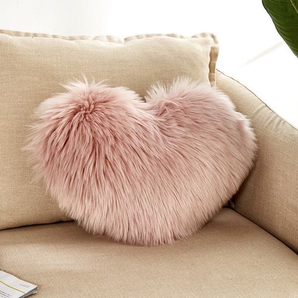 

heart shape sofa waist throw cushion cover for home decor sofa cushions cojines pillowcase decorativos almofadas para sierkussen