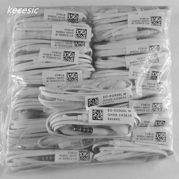 

kecesic 10 pieces/lot for s6 earphone in-ear earpiece with microphone for mp3 mp4 samsung galaxy s7 s6 edge for s8 earphone