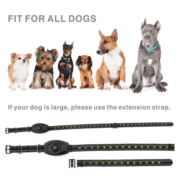 

dog training collar 2 in 1 anti bark collar - rechargeable dog bark collar 3 training modes, beep, vibration, 100% waterproof
