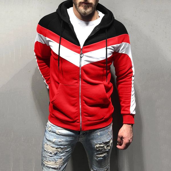 

casual sweatshirt hip hop casual hooded hoody skateboard tracksuits long sleeve sport coat thin men coat outwear couple jacket, Black
