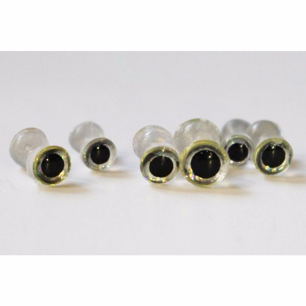 

tigofly 40pcs/lot 3 sizes 3d realistic plastic barbell eyes dumbbell fish eyes fly tying materials