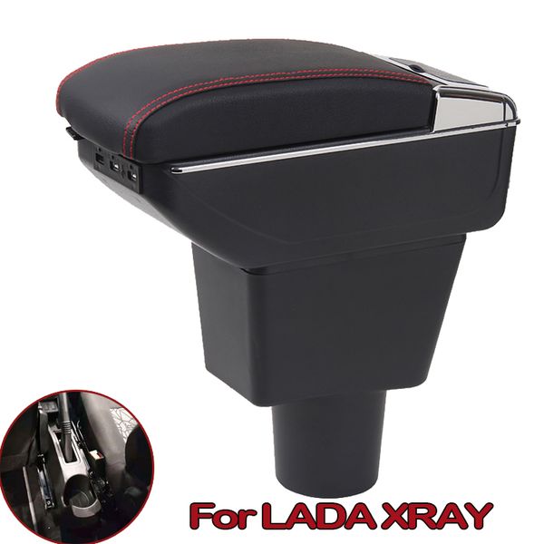 

for lada xray armrest box lada xray universal car central armrest storage box cup holder ashtray modification accessories