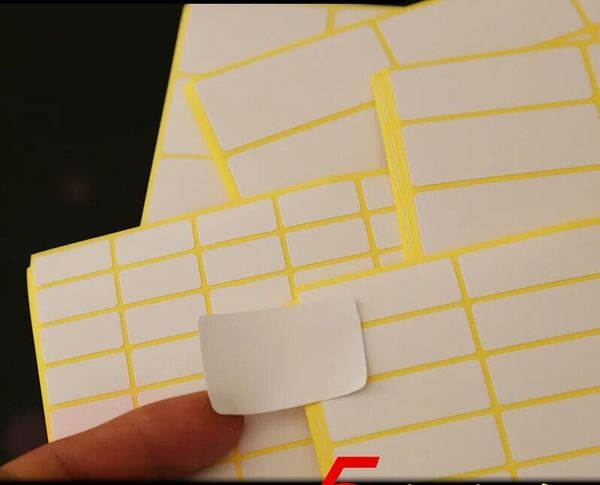 

9*13/25x50mm small square self adhesive label office easy writing stick-on label small blank white writing paper sticker