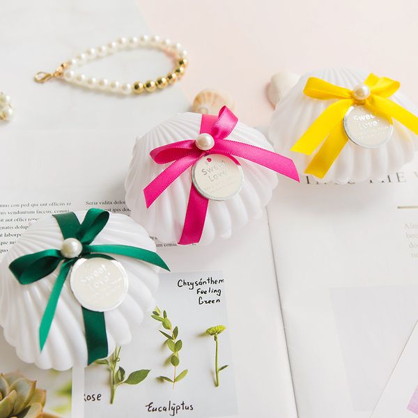 

candy box packaging wedding party favors confessions of [love] wedding joyful box shell character modelling marriage and joyful