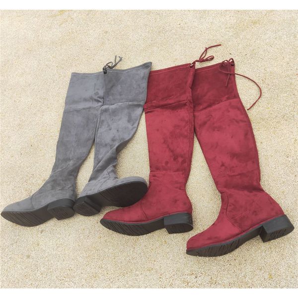 

heels bota over the knee summer female shoes hollow woman 2019 cool boot high long boots, Black