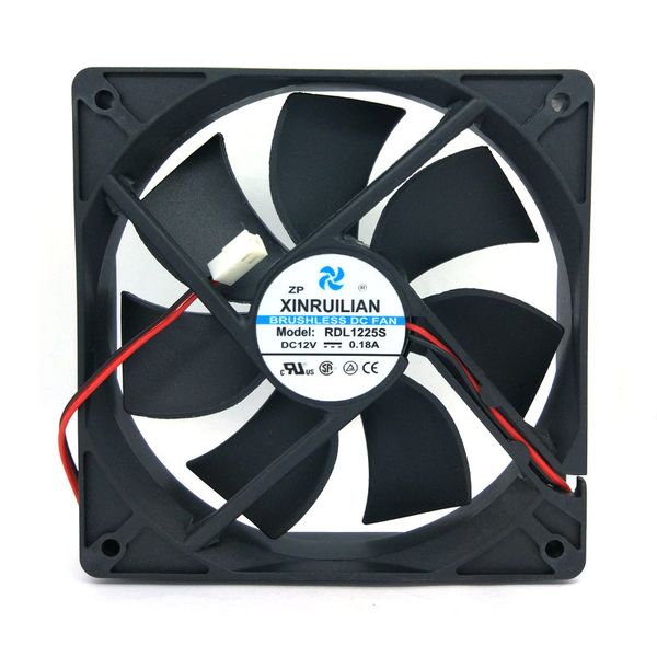 

новые оригинальные xinruilian 120x120x25mm 12v 0.18a 12см rdl1225s шасси питания вентилятора охлаждения