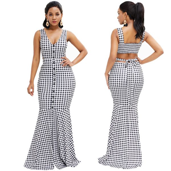 

womens designer solid color banquet dress v-neck long sleeve hip split dress qr11, Black;gray