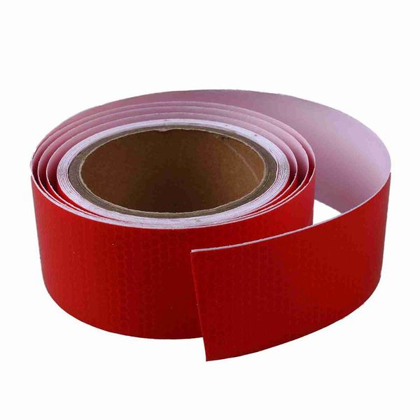 

10m x 5cm self-adhesive tape light reflecting tape red