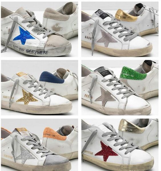 

italy deluxe hi star golden xxs ggdb superstar goose sneakers ggdd white do old dirty shoes men women platform casual shoes flats, Black;brown