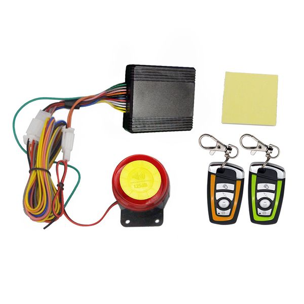 

motorcycle alarm system anti-theft security alarm protection remote control 150m universal scooter chopper motor bike