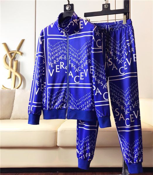 

fashion designer tracksuit spring autumn casual brand sportswear mens tracksuits mens clothing, Gray