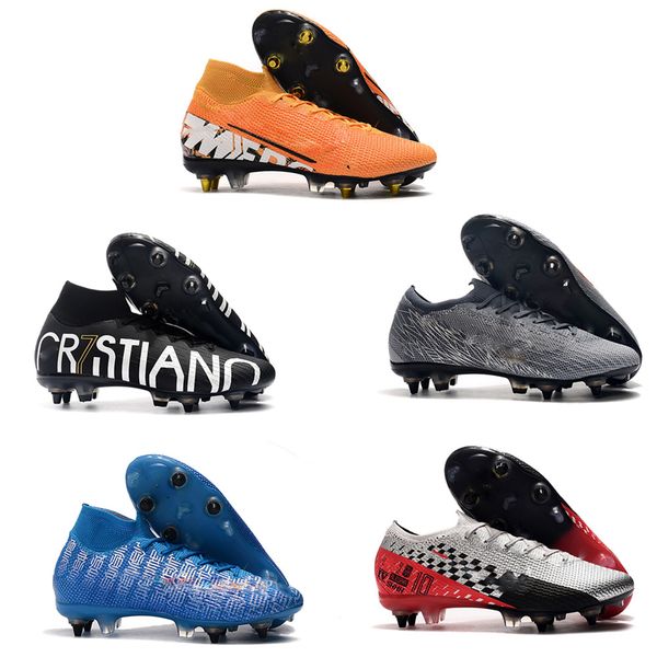 

mens mercurial superfly vii elite fg football boot mercurial superfly 7 elite sg-pro ac soccer cleats shoes size39-45