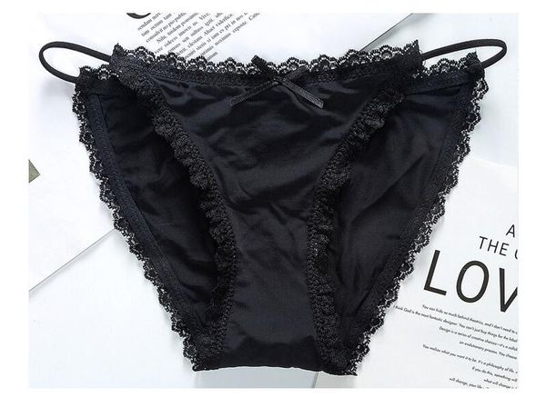 

and erotic french style nylon women panty underwear, Black;pink