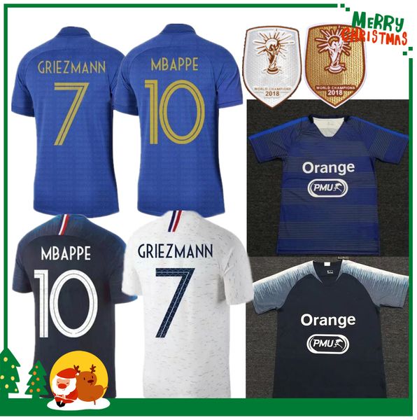 

100th France MBAPPE GRIEZMANN POGBA jerseys 2019 anniversary Soccer jersey Football shirts training wear man woman kids maillot de foot