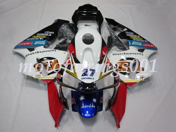 

injection mold) new abs motorcycle full fairings set fit for honda cbr 600 2003 2004 cbr600rr f5 600rr 03 04 custom number 27