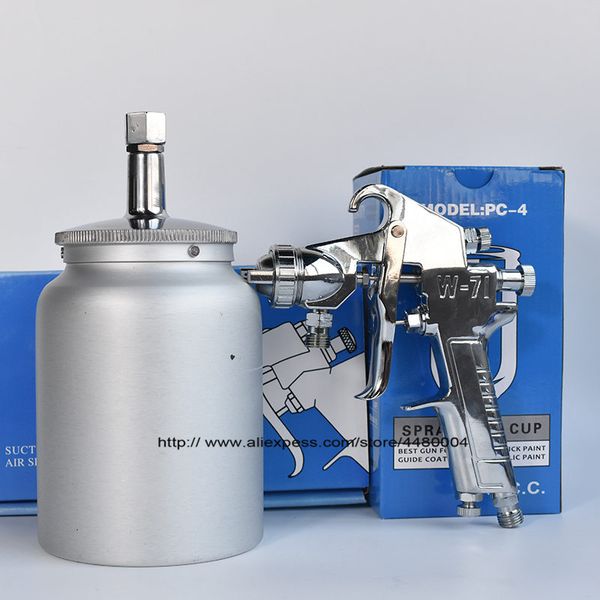 

w-71 spray gun 1.0 / 1.3 / 1.5 1.8mm 600cc cup air spray gun professional car paint tool