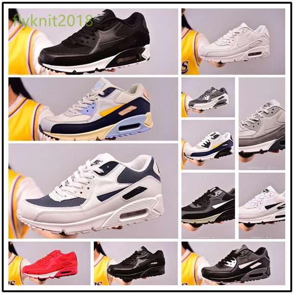

nam90b men women outdoor casual shoes classic air90 cushion 90 undftd undefeated breathable running sneakers size36-45