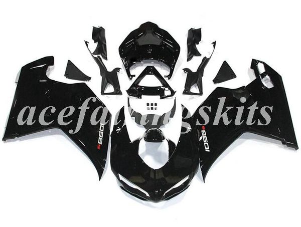 

4gifts new abs full fairings kit fit for ducati 848 1098 1198 1098s 1098r evo 2007 2008 2009 2010 2011 2012 custom black gloss