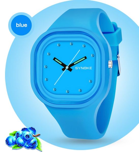 

synoke fashion quartz watches men women sport wrist watch brand famous male female clock silicone quartz-watch relogio clock, Slivery;brown