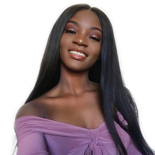 

straight full lace human hair wigs for black women pre plucked hairline full lace wig brazilian remy bleched knots swiss lace