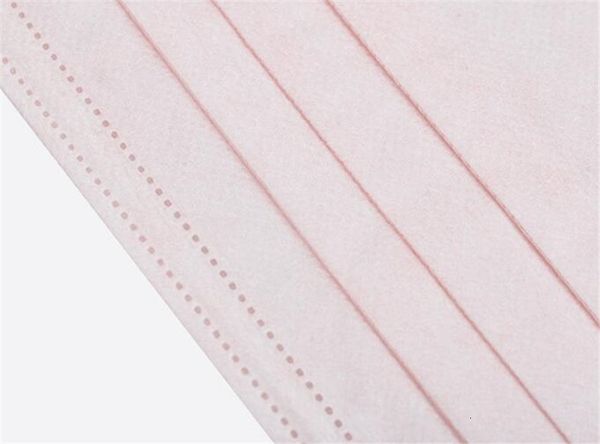 

10шт лот черная маска для лица черный / белый / розовый non woven анти рм2,5 famasks 3 слоя пыле ушной полости рта маски бытовые