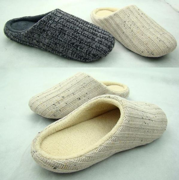 

new home slippers autumn and winter cotton slippers non-slip men's cotton tow waterproof, Black