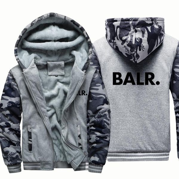 

designer coats winter warm thick hooded zipper hombres coat jackets mens balr letters, Black;brown