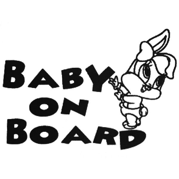 

16*11.2cm baby on board decal sticker for car/truck lapwindow custom body decals cute and interesting fashion sticker decals