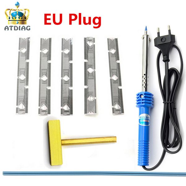 

220v-240v 40w pencil tip soldering iron welding gun tool with solder t-head rubber strip for lcd pixel repair ribbon cable