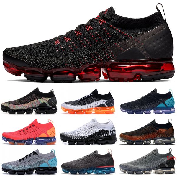 

2019 knite 2.0 1.0 men running shoes cny tiger team red obsidian triple black white thunder grey designer sneaker trainers 36-45